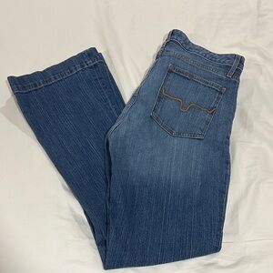 Kimes Ranch Dark Blue Flare Jeans